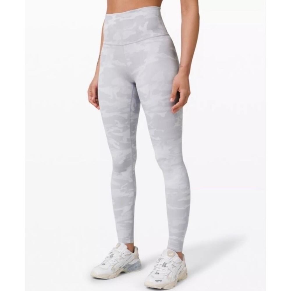 Lululemon Wunder Under High-Rise Tight 25" Camo White Starlight | 8